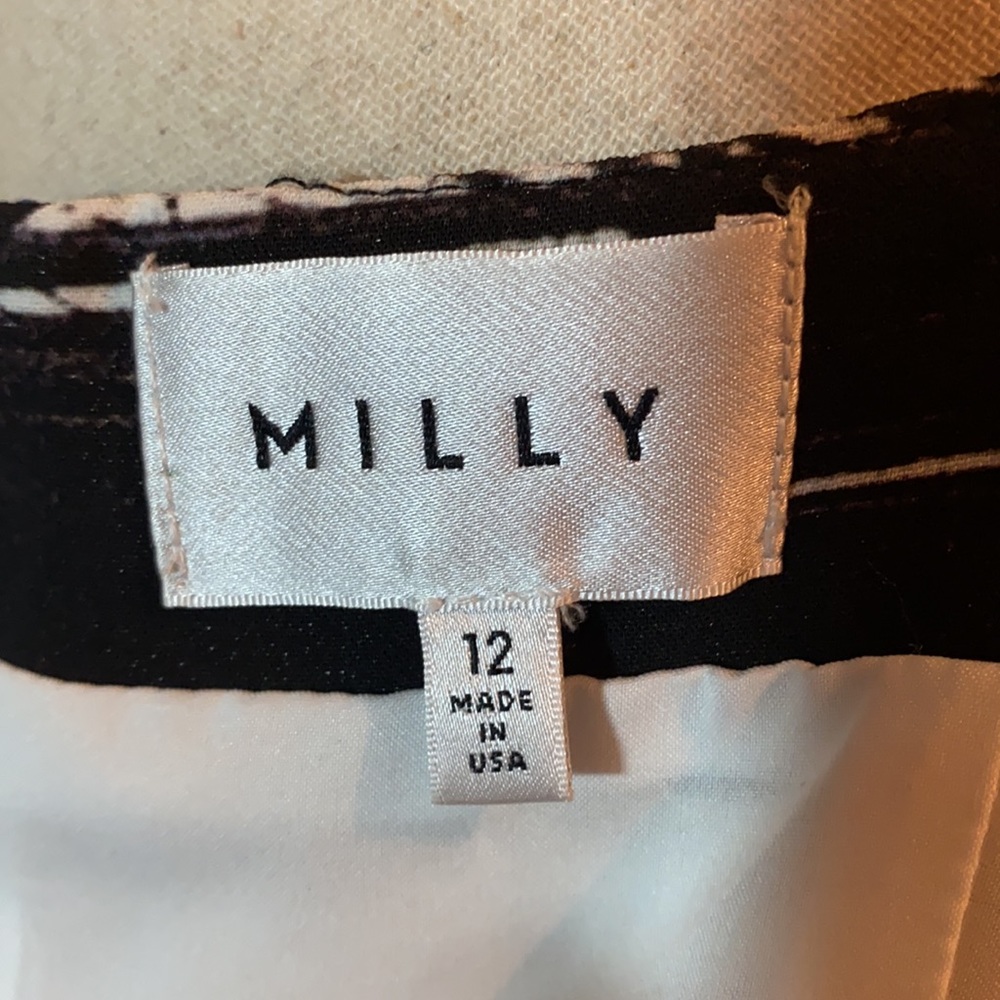 Milly Abstract Print Wide Strap Dress - Picture 6 of 11